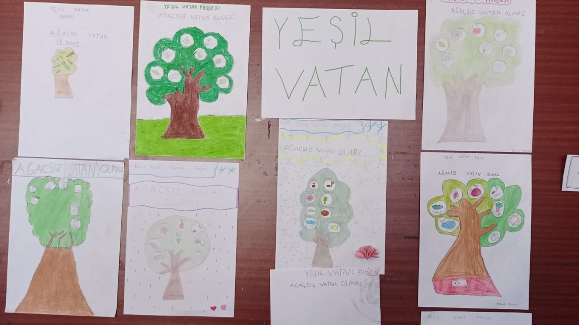 ''YEŞİL VATAN-BENİM OKULUM GELECEĞE ÇARE '' ETKİNLİKLERİ